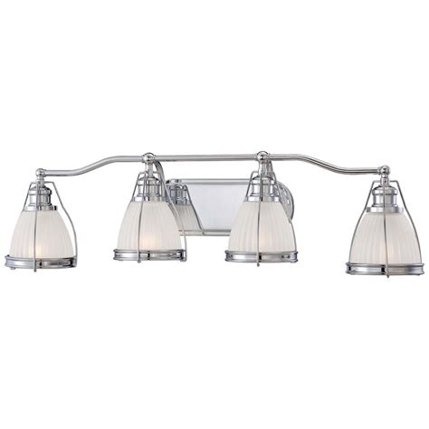 4 Light - Vanity Lighting - Lighting - The Home Depot Home Lighting Vanity Lighting Vanity Lighting Black Bronze Brushed Nickel Chrome Nickel Black Shop Savings 1,723 Results Number of Lights 4 Light Sort by Top Sellers Get It Fast In Stock at Store Today Free 2-3 Day Delivery Next-Day Delivery Availability Show Unavailable Products. . 4 light chrome vanity light